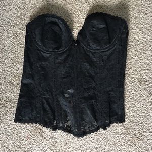 Black Lace Corset